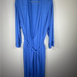 Natori Womens Belted Robe Sz L Loungewear Soft Jersey Knit